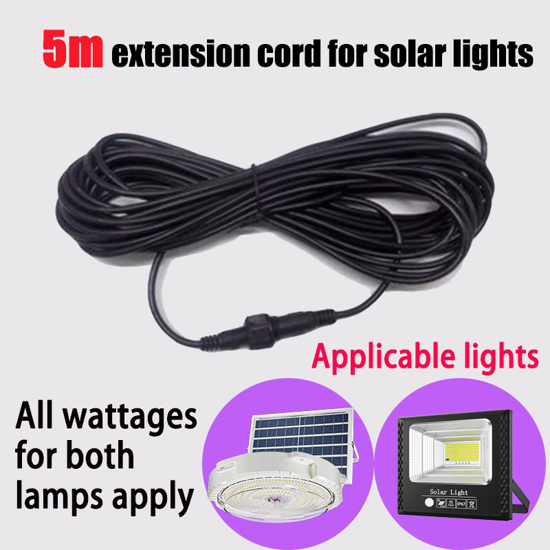 5m Double hole Plug Led Solar  - огляд і ціна Extension Cord Outdoor