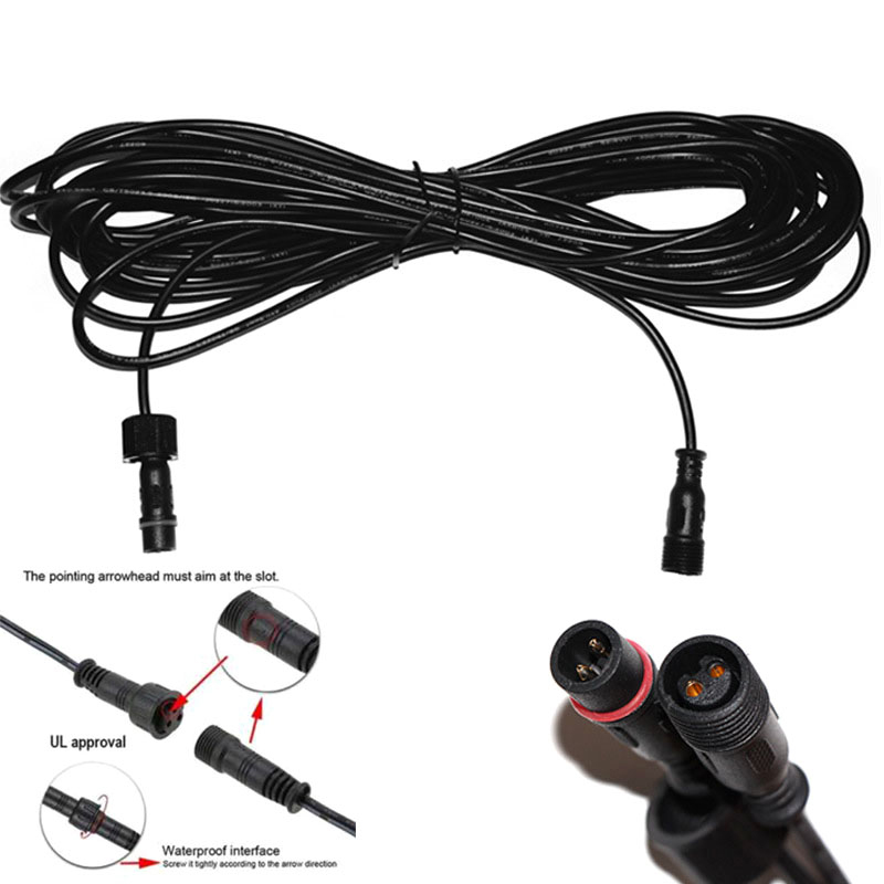 5m Double hole Plug Led Solar  - огляд і ціна Extension Cord Outdoor