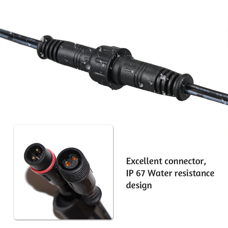5m Double hole Plug Led Solar  - огляд і ціна Extension Cord Outdoor
