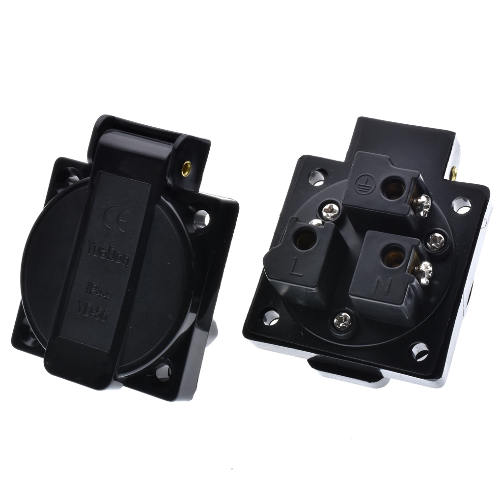 1pcs Britain Black Blue 13A 25 - огляд і ціна Outdoor Power Receptacle