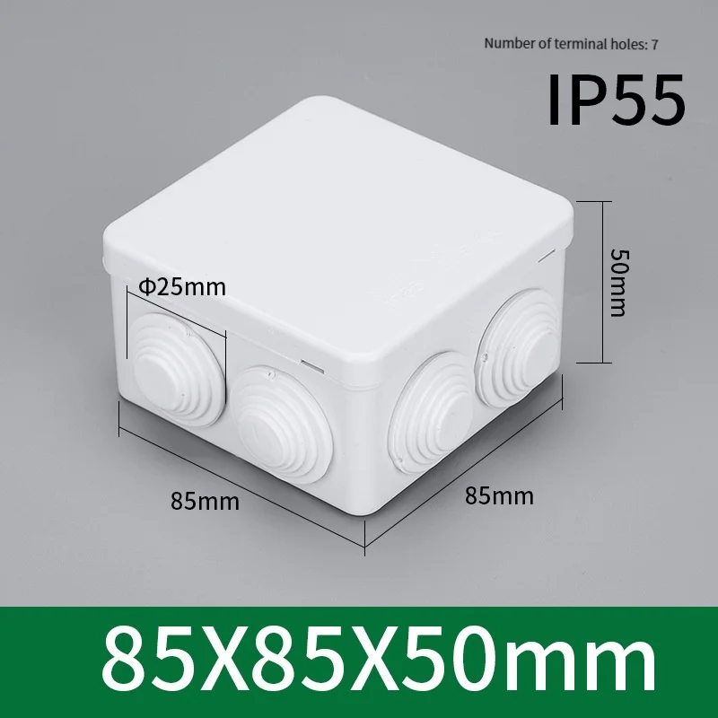 85 * 85 * 50 Outdoor Ip55 Plas - огляд і ціна Outdoor Power Cable Junction Box