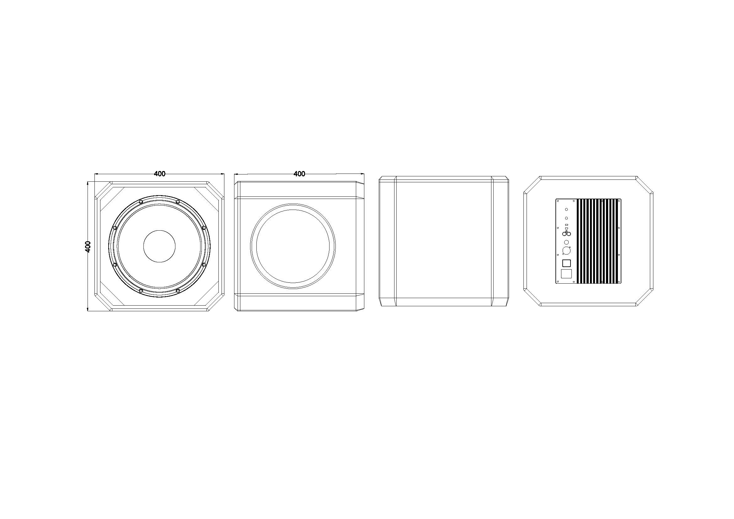 Professional 12-Inch Active DJ - огляд і ціна Outdoor Power Amplifier