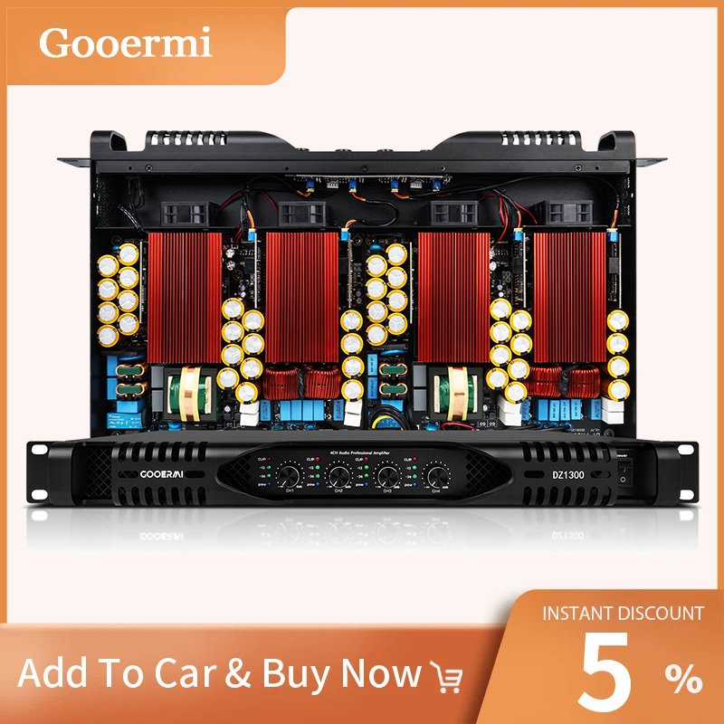 Gooermi DE2300 1U 4-Channel Di - огляд і ціна Outdoor Power Amplifier