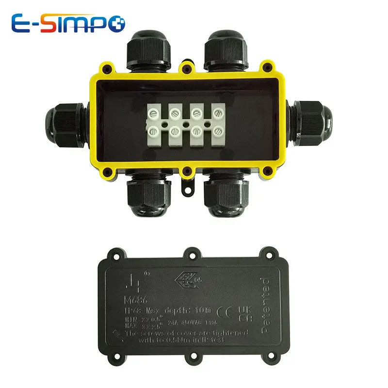 6Way 1IN5Out IP68 Underwater P - огляд і ціна Outdoor Power Cable Junction Box